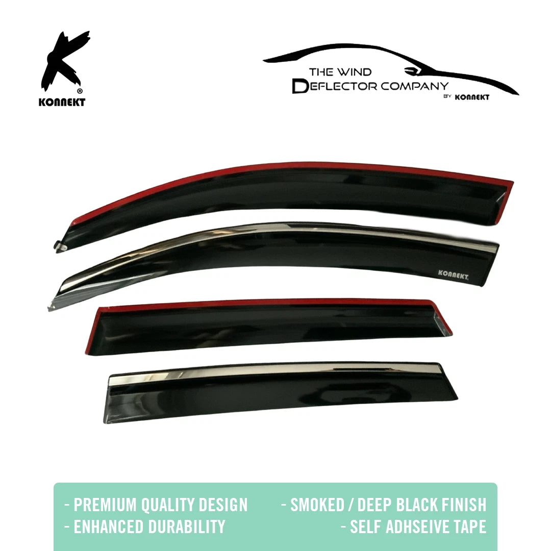 KONNEKT Wind Deflector Set for AUDI Q5 | 2009 - 2016 | 5 Door