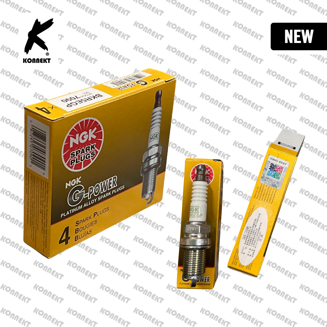 Set of 4 GENUINE NGK Spark Plugs for TOYOTA Prius _ 2003- 2009 _ 1.5L Hybrid
