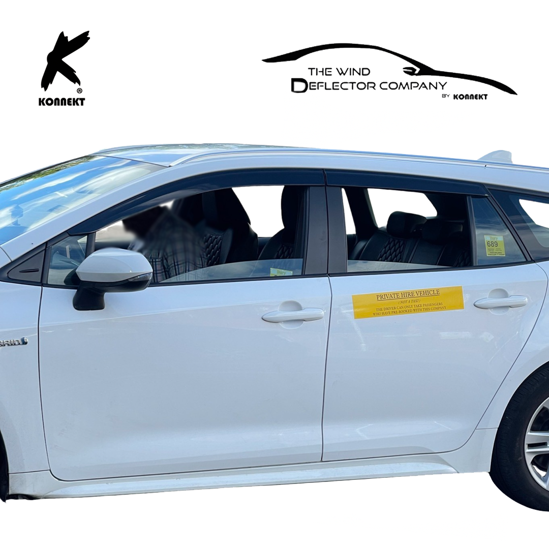 KONNEKT Wind Deflector Set for TOYOTA Corolla | 2019 - 2025 | 5 Door Touring Estate