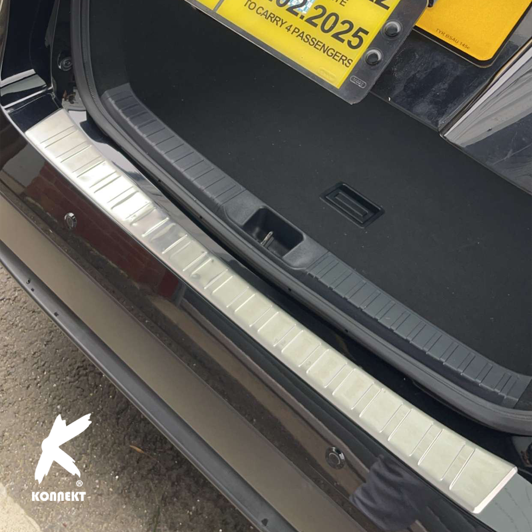 Rear Bumper Edge Protector Guard for TOYOTA Prius _ 2016 - 2018 _ Chrome
