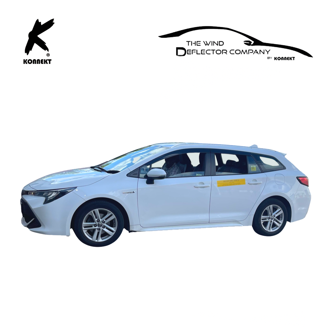 KONNEKT Wind Deflector Set for TOYOTA Corolla | 2019 - 2025 | 5 Door Touring Estate
