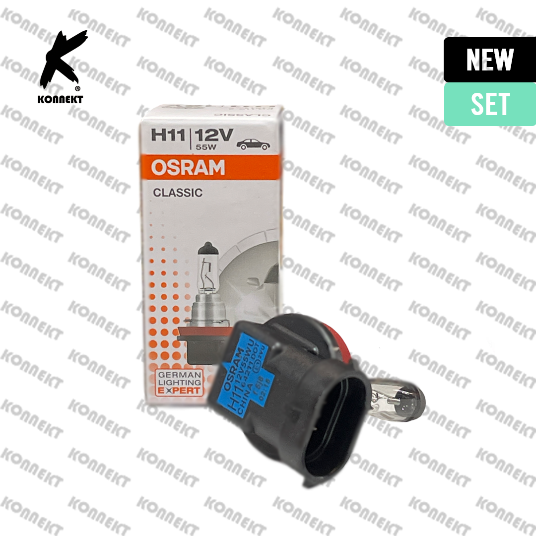 1 X H11 12V 55W Genuine Osram Headlight Bulbs fits TOYOTA Prius | 2009 - 2015