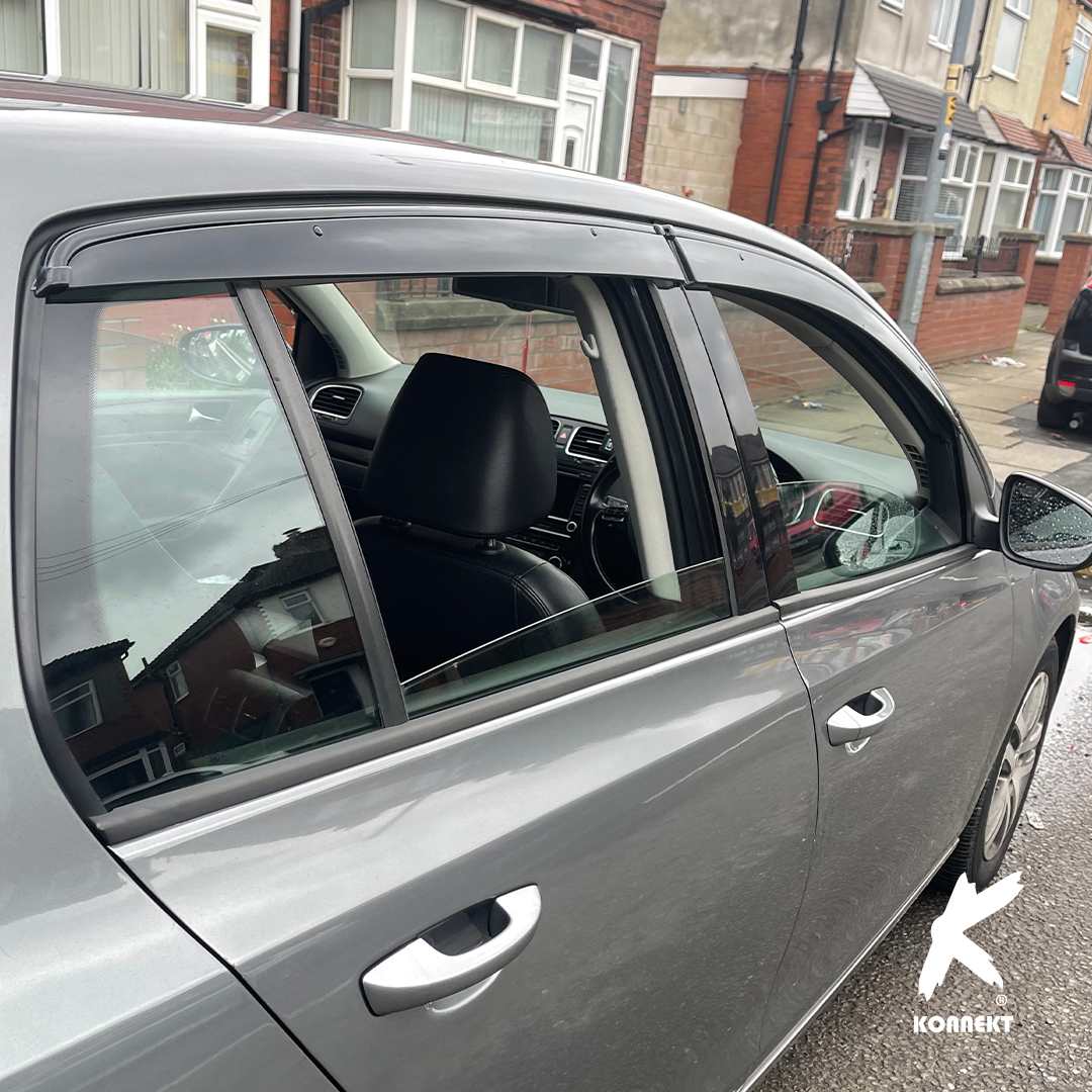 Wind Deflector Set for Volkswagen Golf MK6 _ Front and Rear _ 2009 - 2013