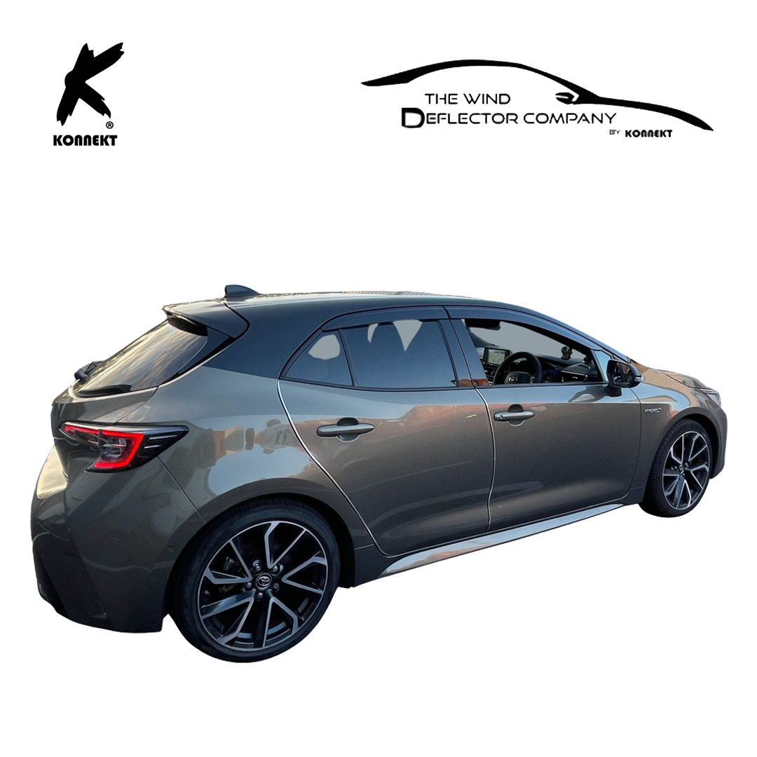 Wind Deflector Set for TOYOTA Corolla _ 2019 - 2023 _ Front & Rear _ Hatchback