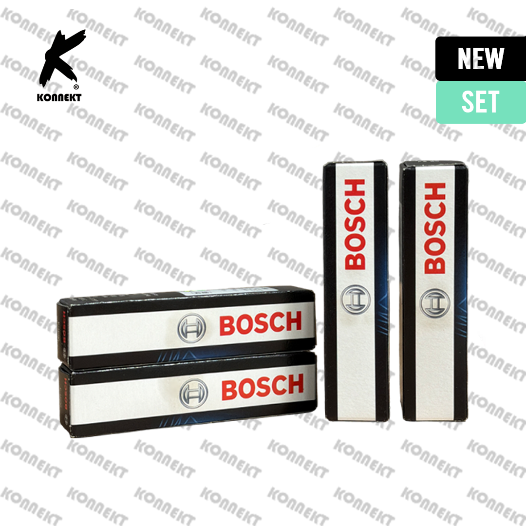 4 x BOSCH Double Iridium Spark Plugs For HYUNDAI Ioniq 2016-2024