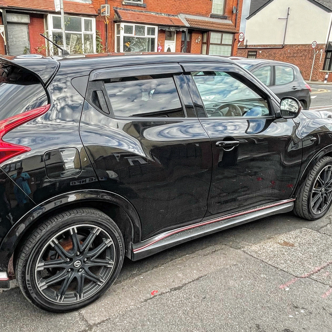Wind Deflector Set for Nissan Juke _ Front and Rear _ 2010 - 2019