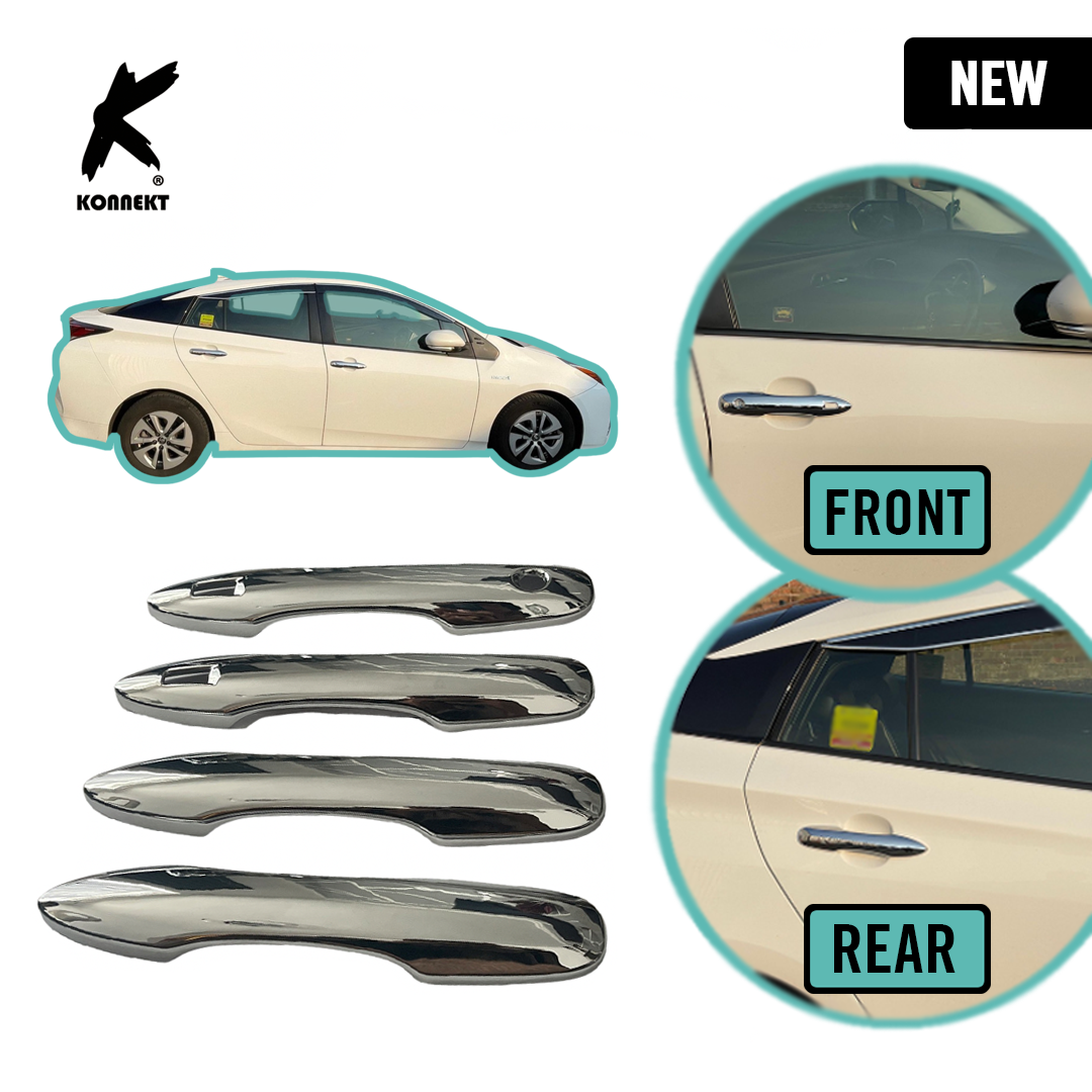 Chrome Exterior Door Handle Covers Trim for TOYOTA Prius | 2016 - 2022
