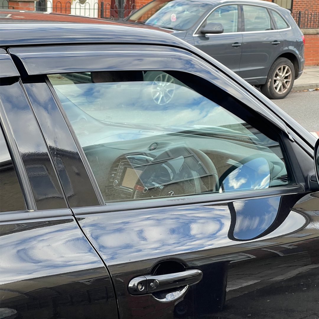 Wind Deflector Set for Nissan Juke _ Front and Rear _ 2010 - 2019
