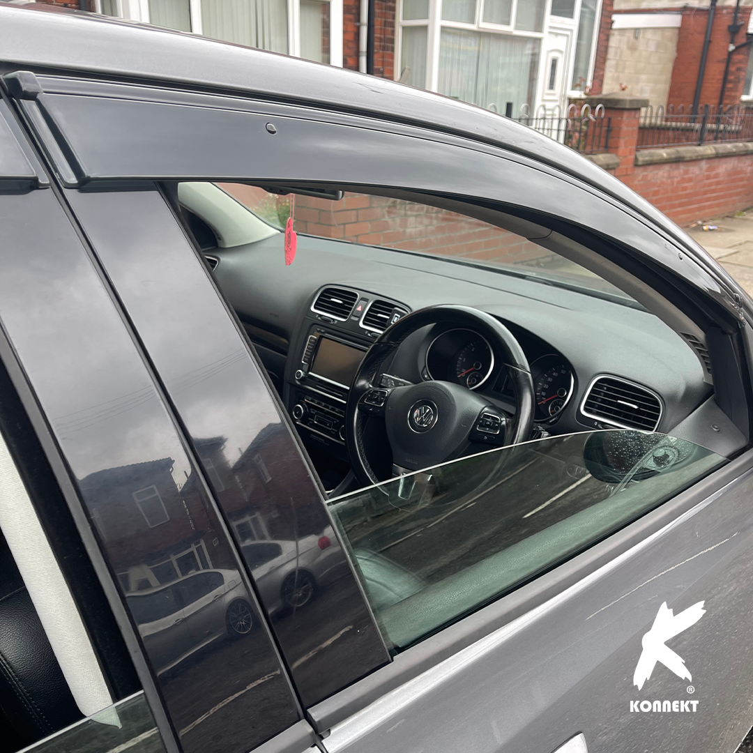Wind Deflector Set for Volkswagen Golf MK6 _ Front and Rear _ 2009 - 2013