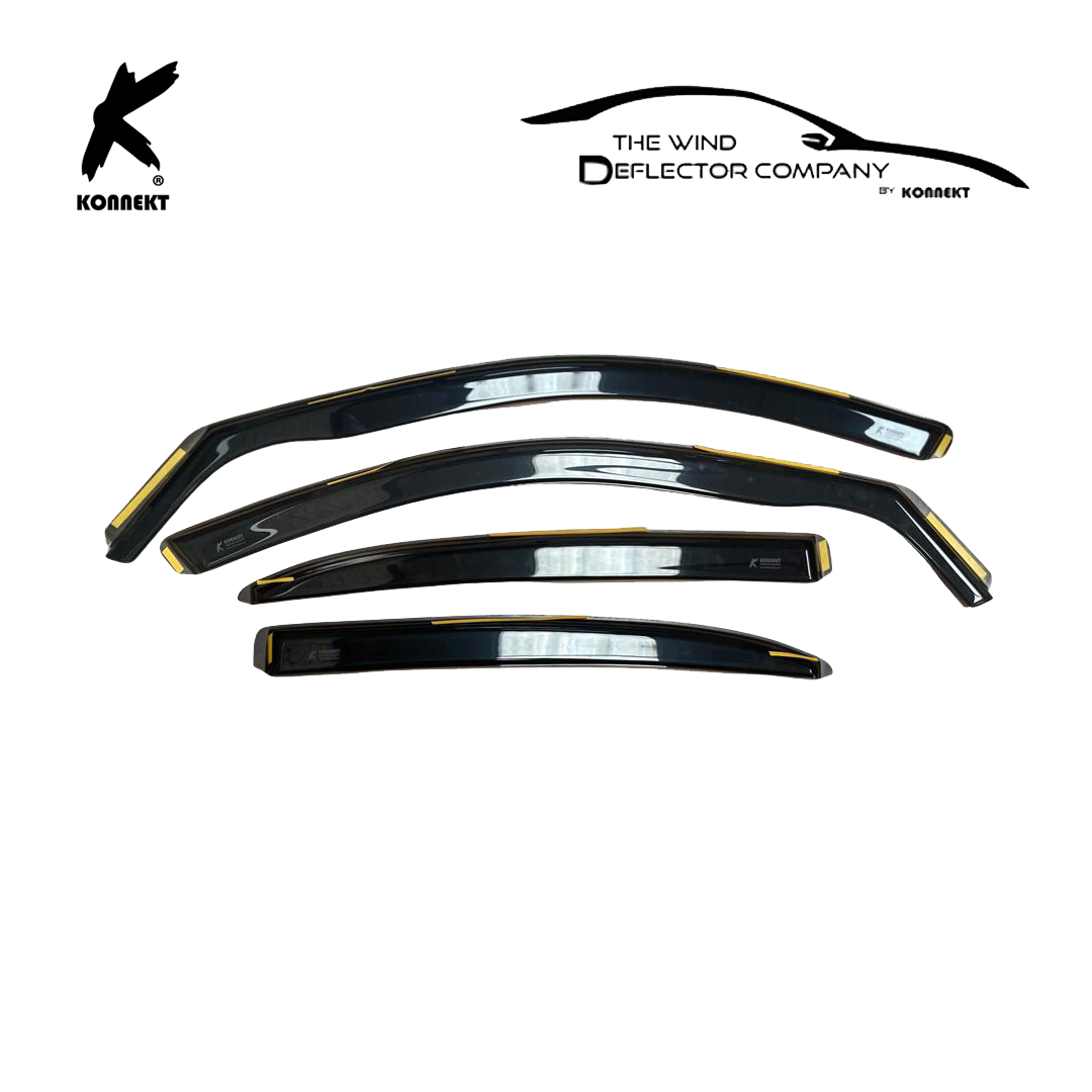 KONNEKT Wind Deflector Set for Mercedes E Class | W212 | 2009-2016 | 4 Pcs