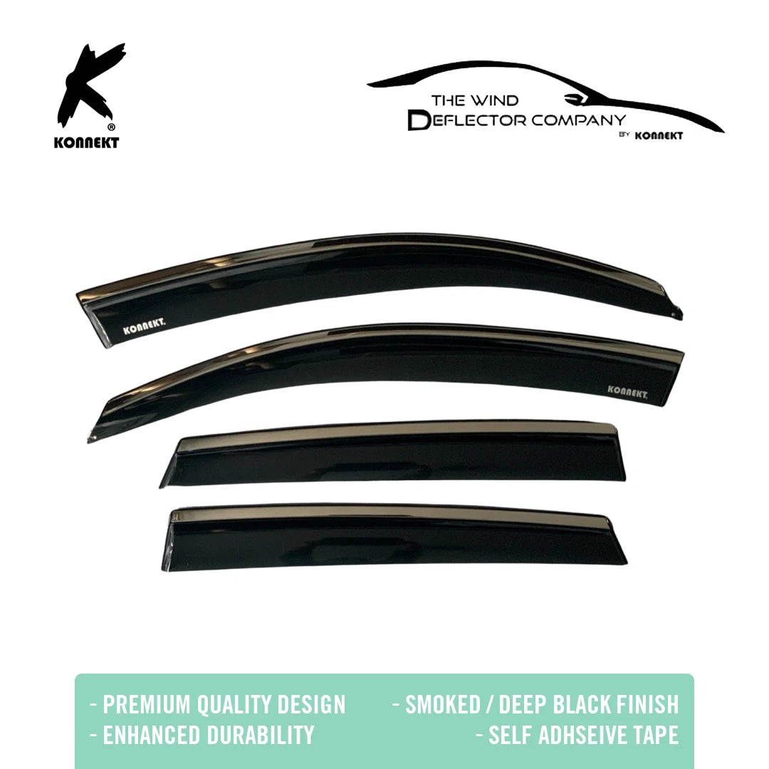 KONNEKT Wind Deflector Set for AUDI Q5 | 2009 - 2016 | 5 Door
