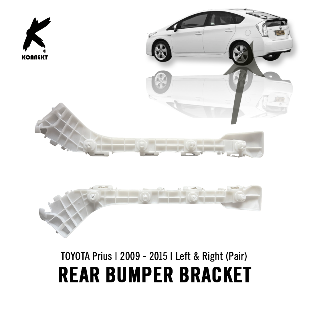 _NEW_ Rear Bumper Holder Bracket Pair Set for TOYOTA Prius _ ZVW30 _ 2009 - 2015