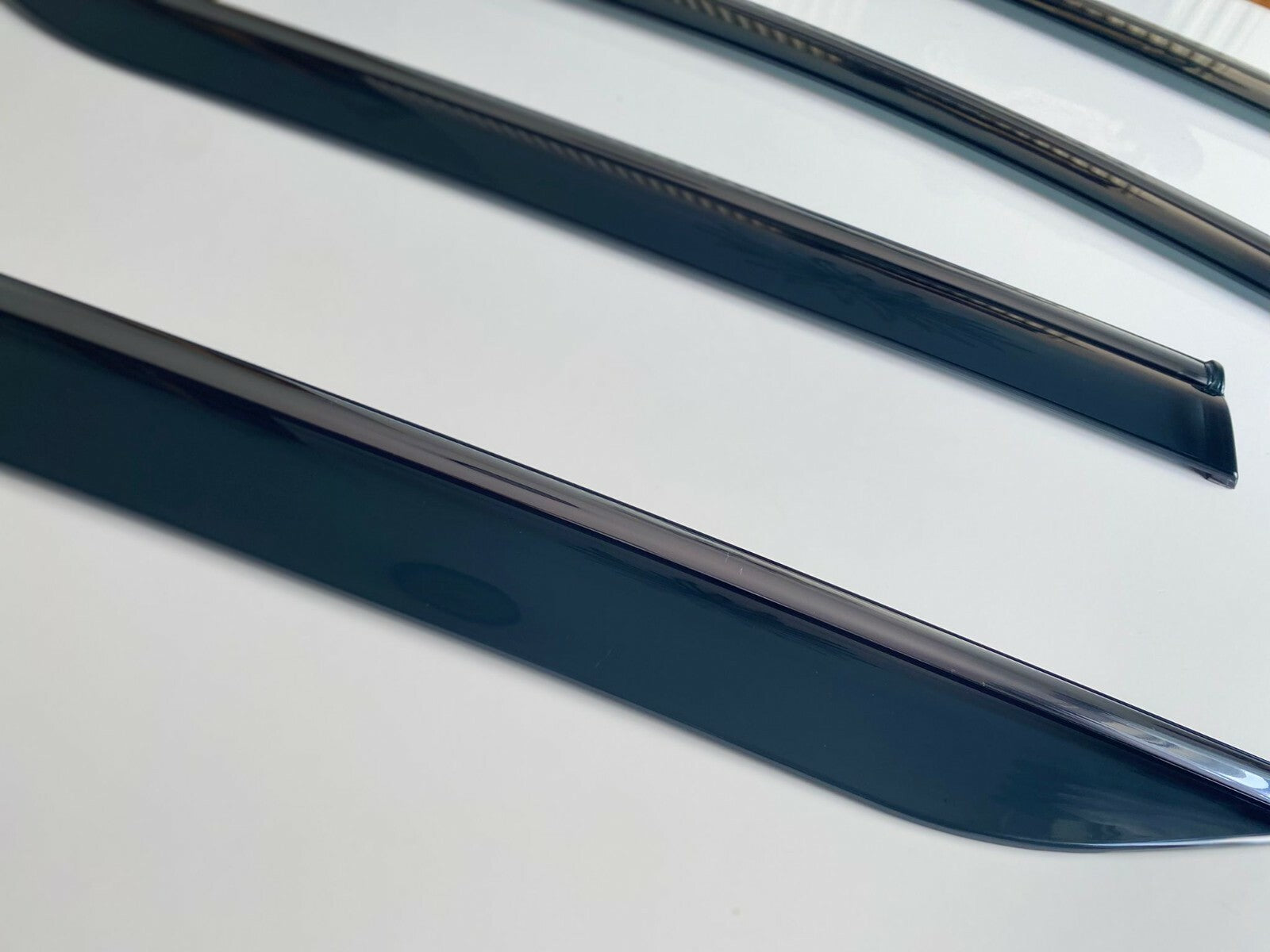 Wind Deflector Set for Toyota CHR _ Front and Rear _ 2017 - 2021 _ Chrome