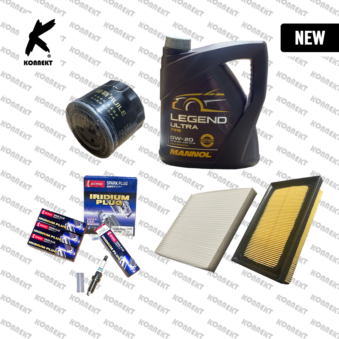 Service Kit for TOYOTA Corolla _ 1.8L _ '19 - '25, Air, Oil, Cabin, Plugs & Oil