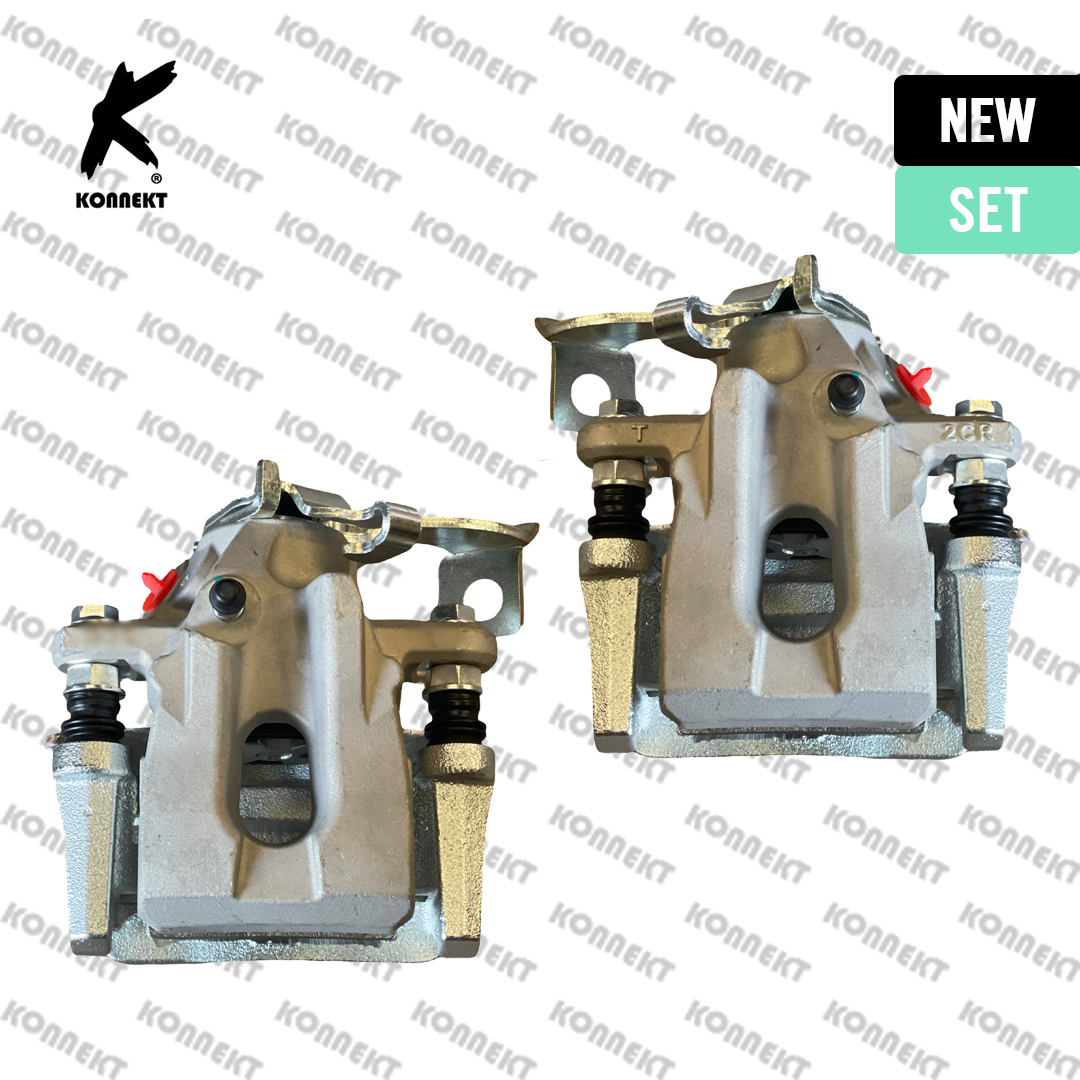 KONNEKT Rear Left and Right Brake Caliper with Carrier for TOYOTA Prius | 2009 - 2015