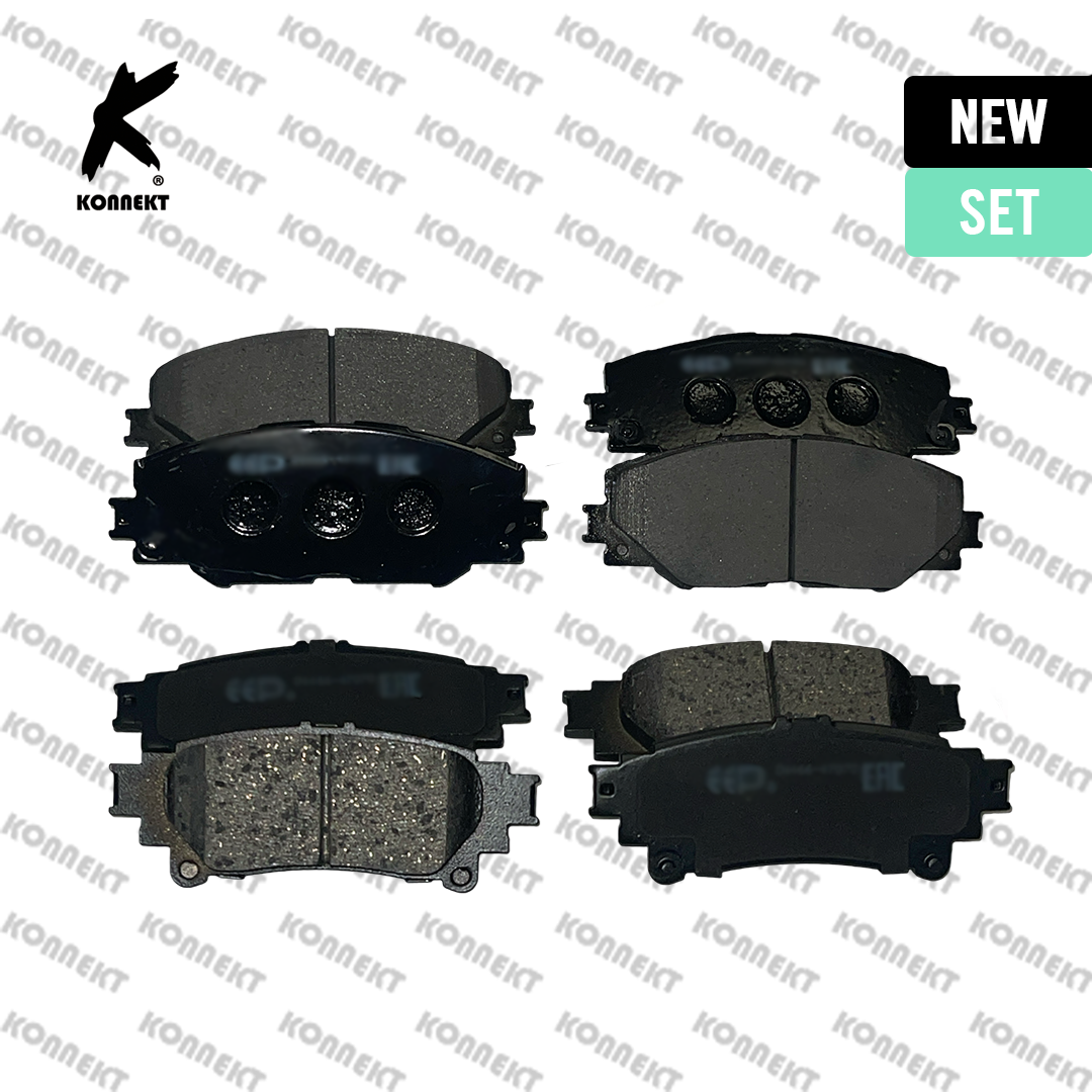 KONNEKT Front & Rear Brake Pads Set for TOYOTA Prius Plus UK | 2012 - 2020