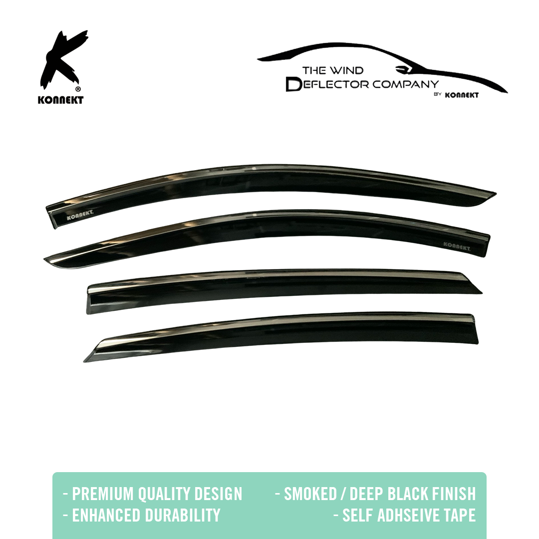 KONNEKT Wind Deflector Set for VAUXHALL Astra | 2015 - 2021 | MK7 | Hatchback 5 Door