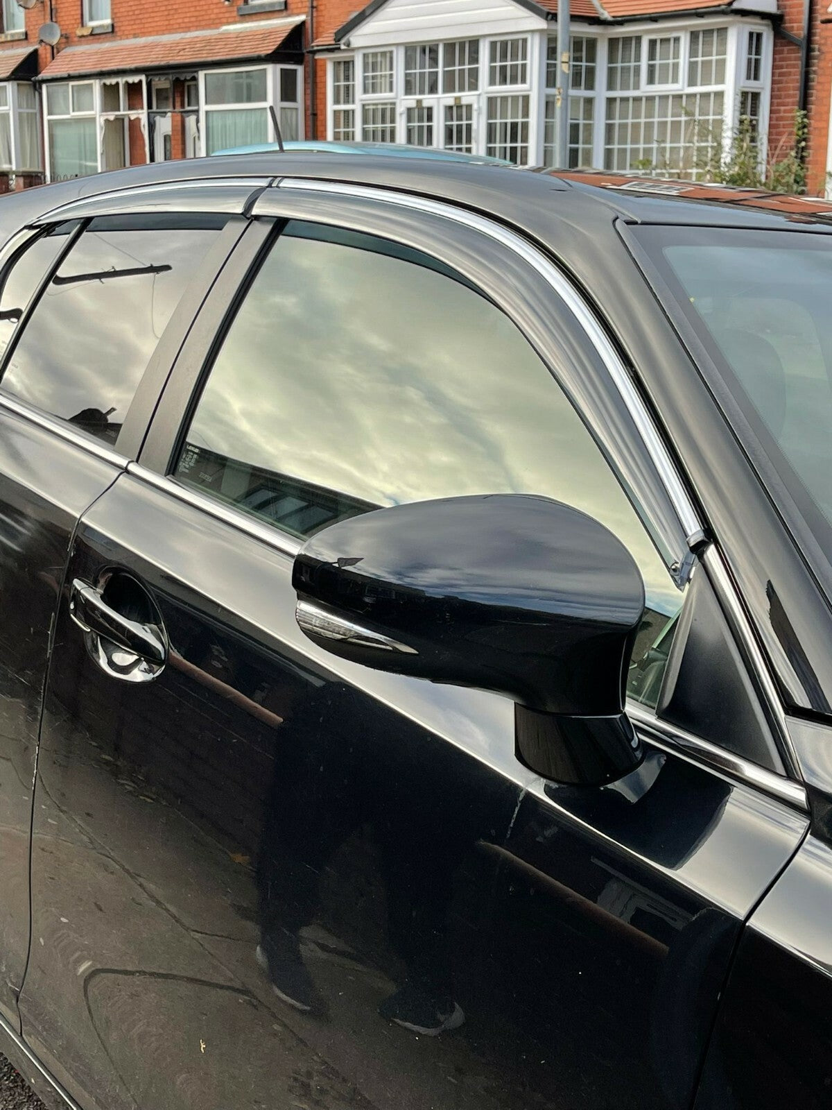 Wind Deflector Set for Lexus CT200H _ 2011 - 2017 _ Front & Rear _ Chrome